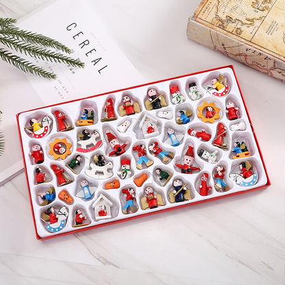 🎅Christmas tree decorations wooden pendants 🎄