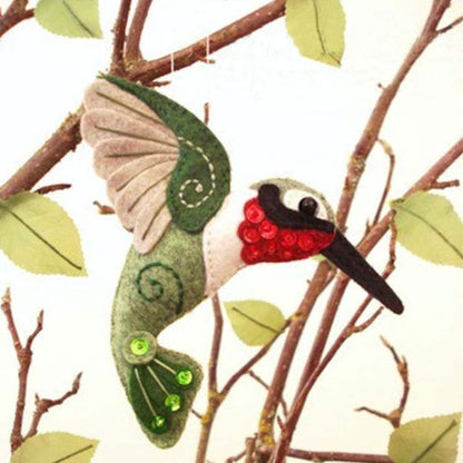✨Christmas Sale 80% OFF 🐦Hand Embroidered Felt Bird Ornament