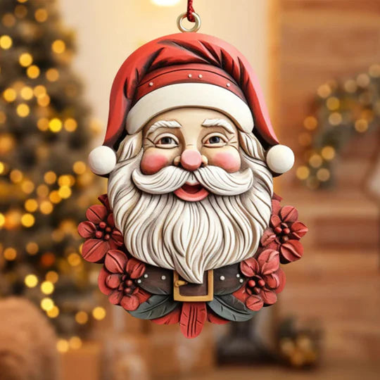 Resin Santa Claus Pendant