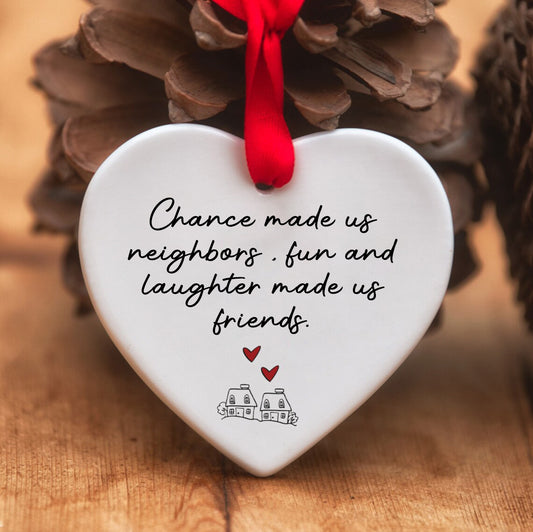 Christmas Heart Hanging Ornament