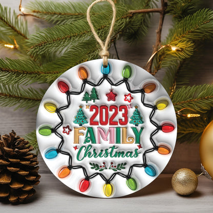 🔥CHRISTMAS PRE-SALE 50% OFF🎁BESTIES CHRISTMAS ROUND ORNAMENT