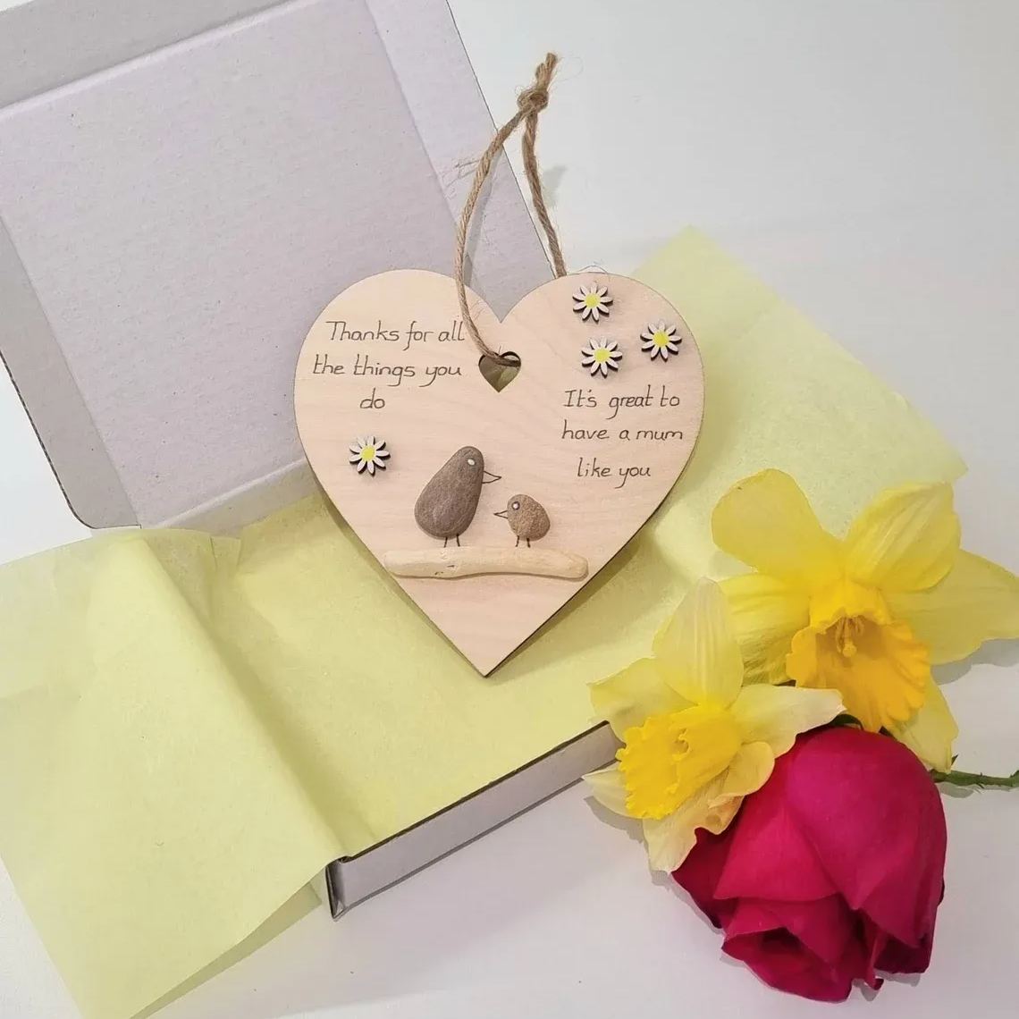 christmas sale 80% OFF✨Wooden Heart Decoration❤