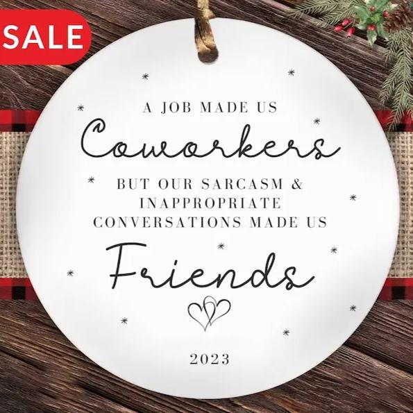 ✨🎄2023 Friend/Neighbor Gift Ornaments-I wish you live next door🥰
